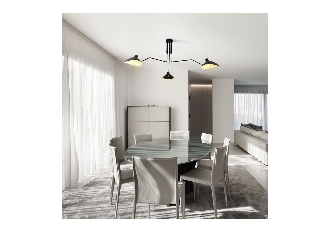 Plafonnier design "Muller"-3xE27 - L3070-N - Barcelona LED