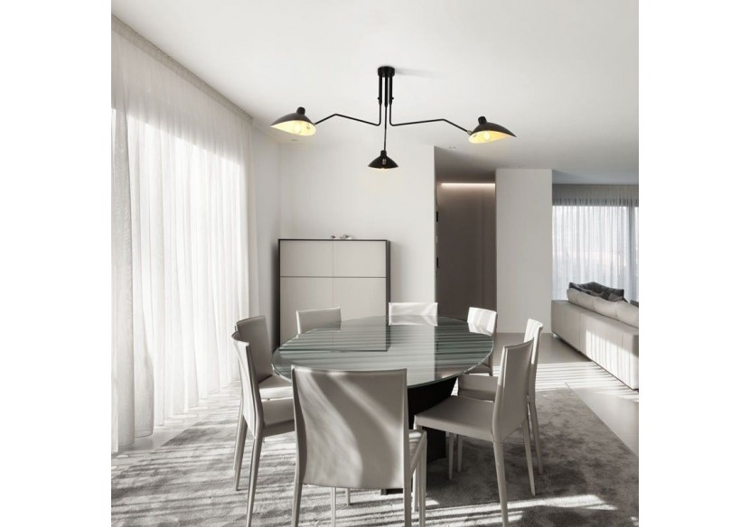 Plafonnier design "Muller"-3xE27 - L3070-N - Barcelona LED