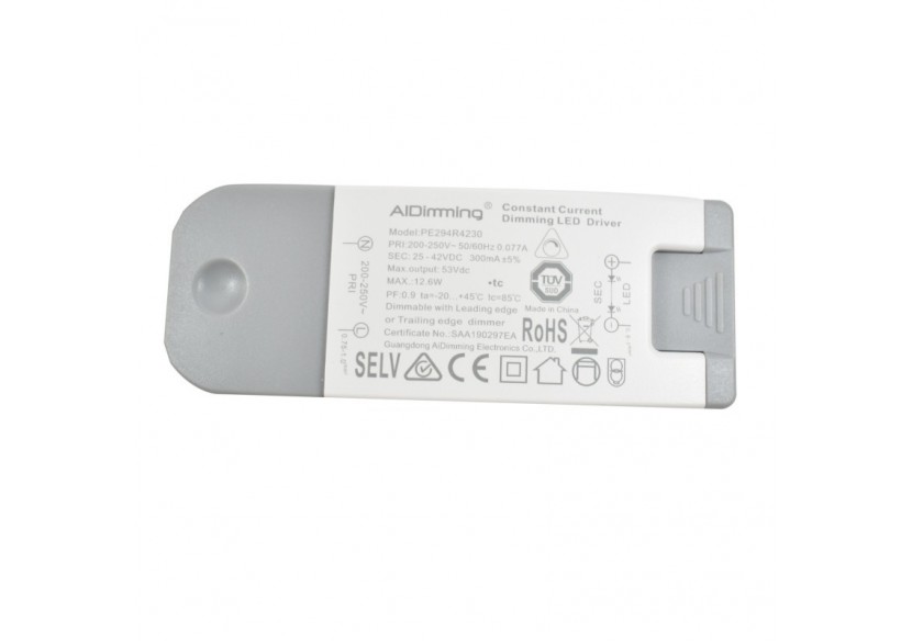 Driver Triac dimmable 25-42VDC 300MA - PE294R4230 - Barcelona LED