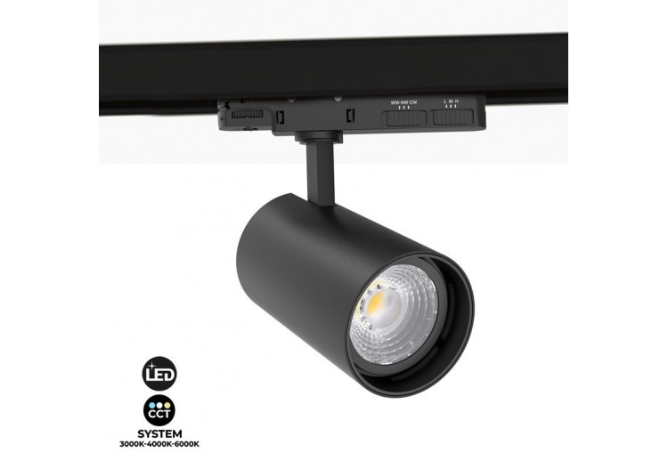 Projecteur sur rail triphasé CCT 30W/35W/40W - B00221-N-CCT - Barcelona LED