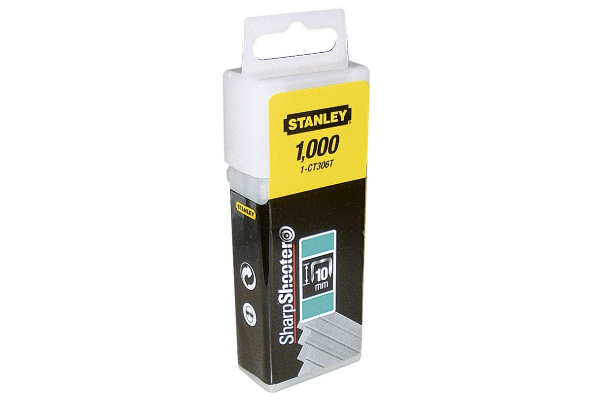 Agrafes Plates - Boite De 1000Pcs - Stanley : Confort'Mat