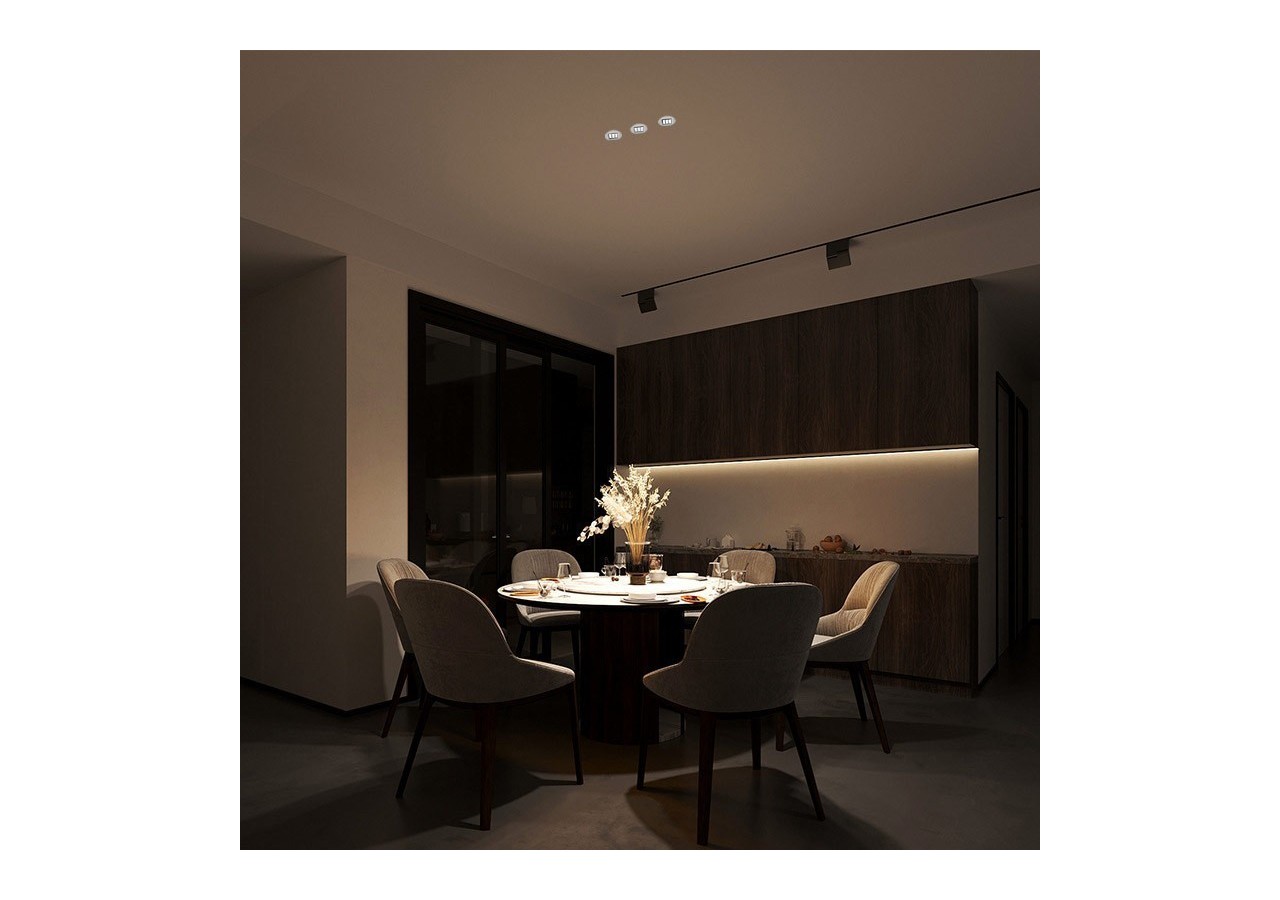 Spot LED encastrable 10W 24 degrés UGR18 Osram Chip - B1256-B-270 - Barcelona LED