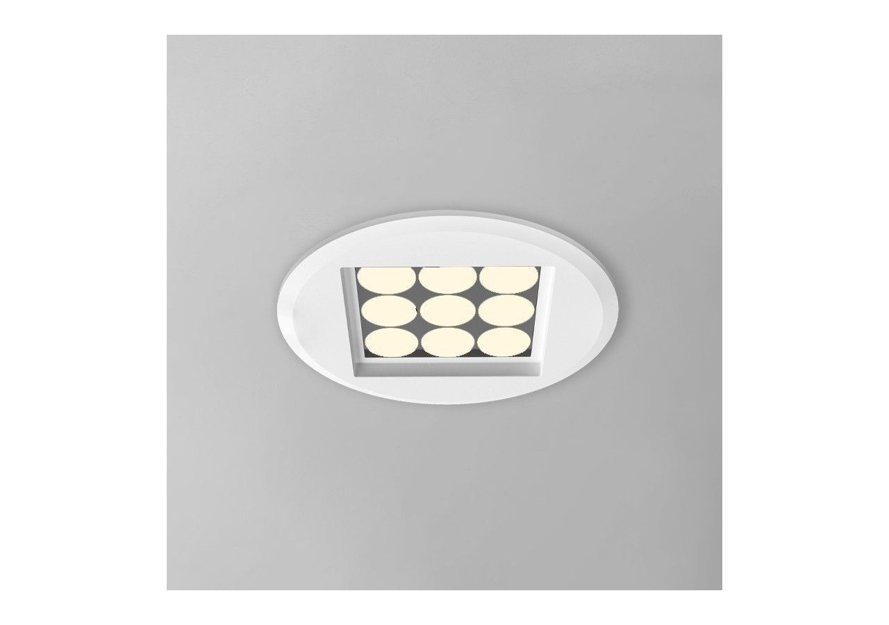 Spot LED encastrable 10W 24 degrés UGR18 Osram Chip - B1256-B-270 - Barcelona LED
