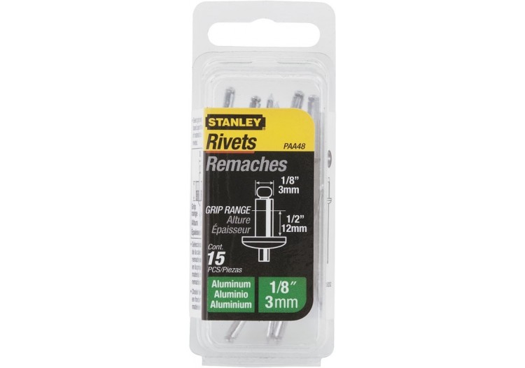 Rivet Aluminium 3Mm X 12,7 - Boite De 15Pcs - Stanley : Confort'Mat 2