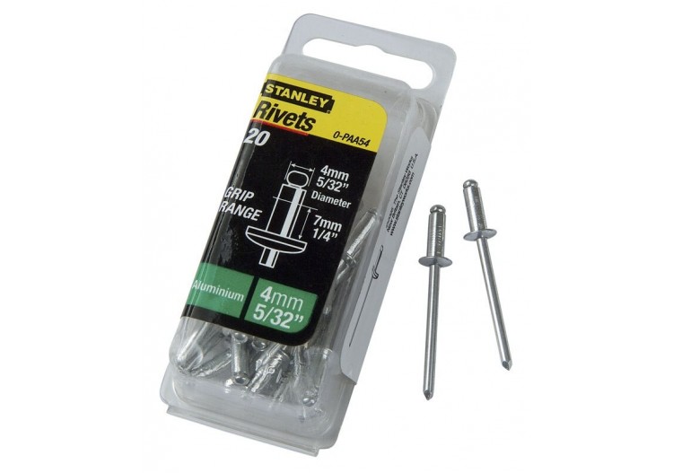 Rivet Aluminium 4Mm X 6,35 - Boite De 20Pcs - Stanley : Confort'Mat 2