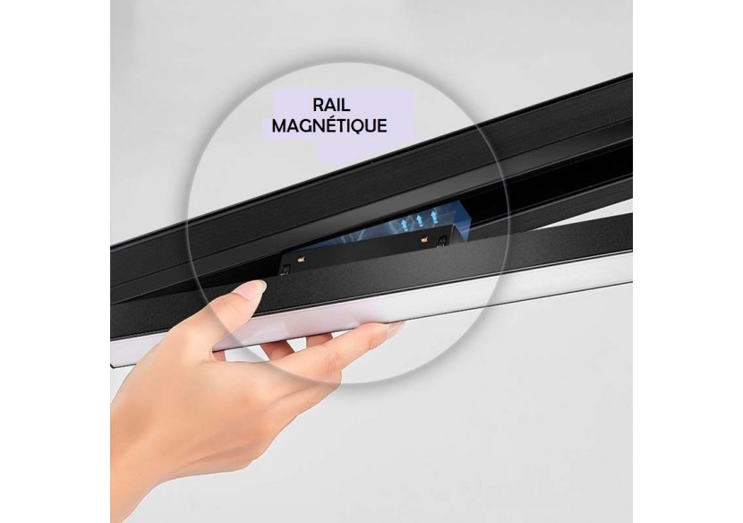 Rail magnétique en saillie 20mm 48V-1 mètre - CMS-100-N - Barcelona LED