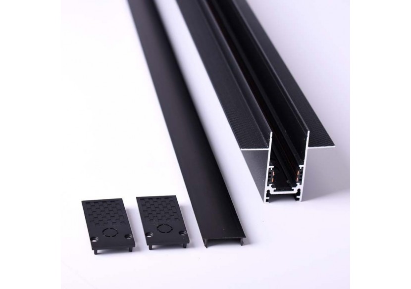 Rail magnétique encastré 20mm 48V 1 mètre - CME-100-N - Barcelona LED