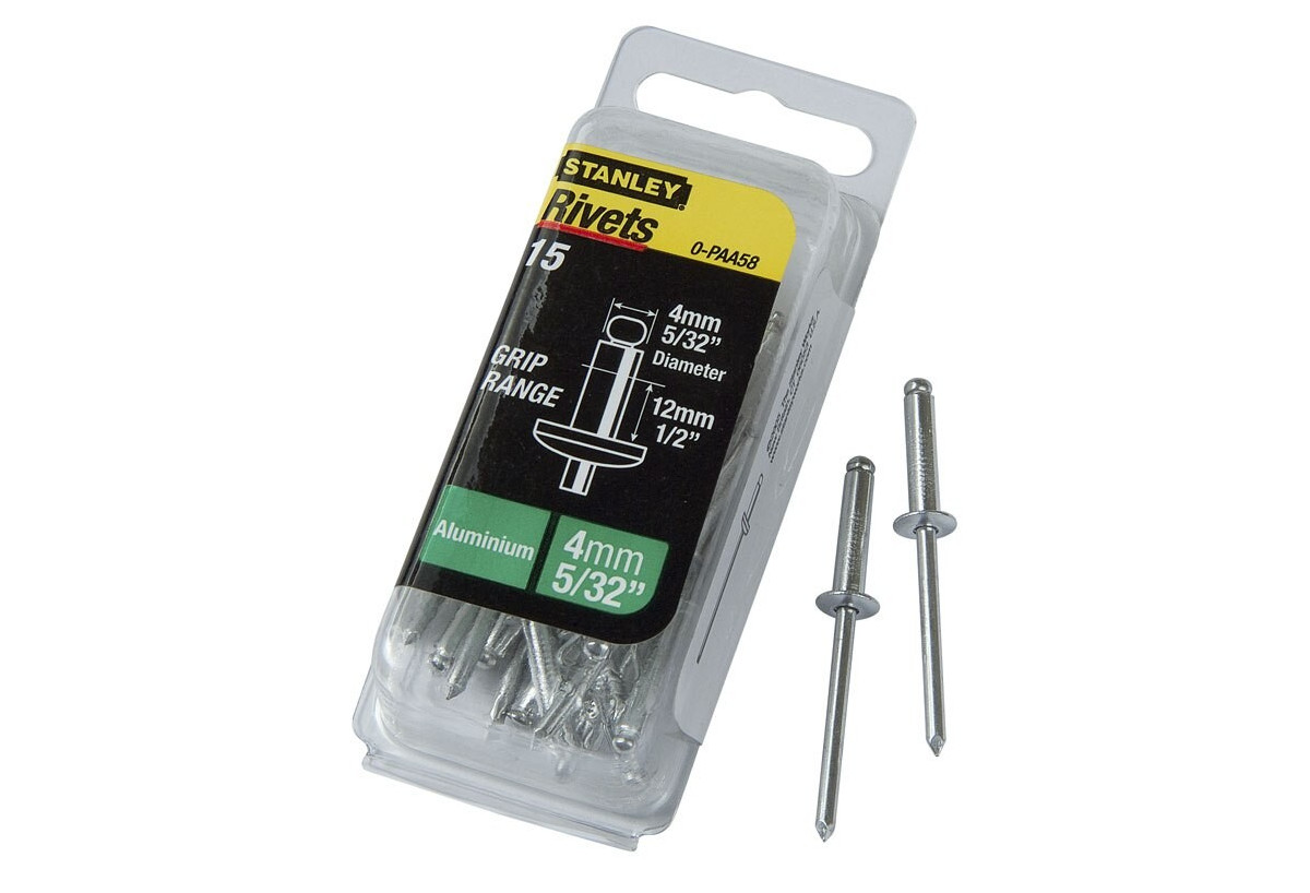 Rivet Aluminium 4Mm X 12,7 - Boite De 15Pcs - Stanley : Confort'Mat