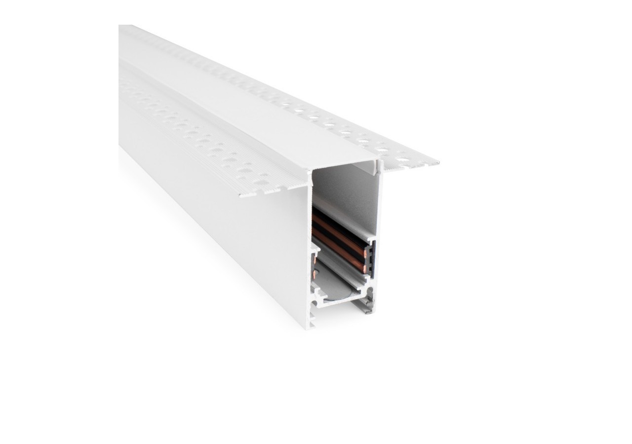Rail magnétique intégré 20mm 48V-2 mètres - CMI-200-B - Barcelona LED