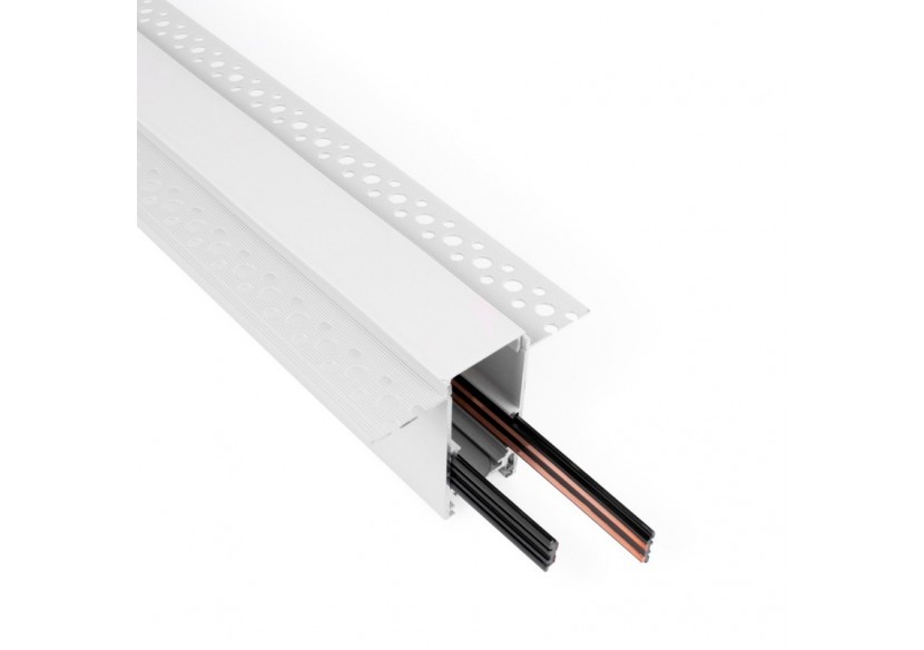 Rail magnétique intégré 20mm 48V-2 mètres - CMI-200-B - Barcelona LED