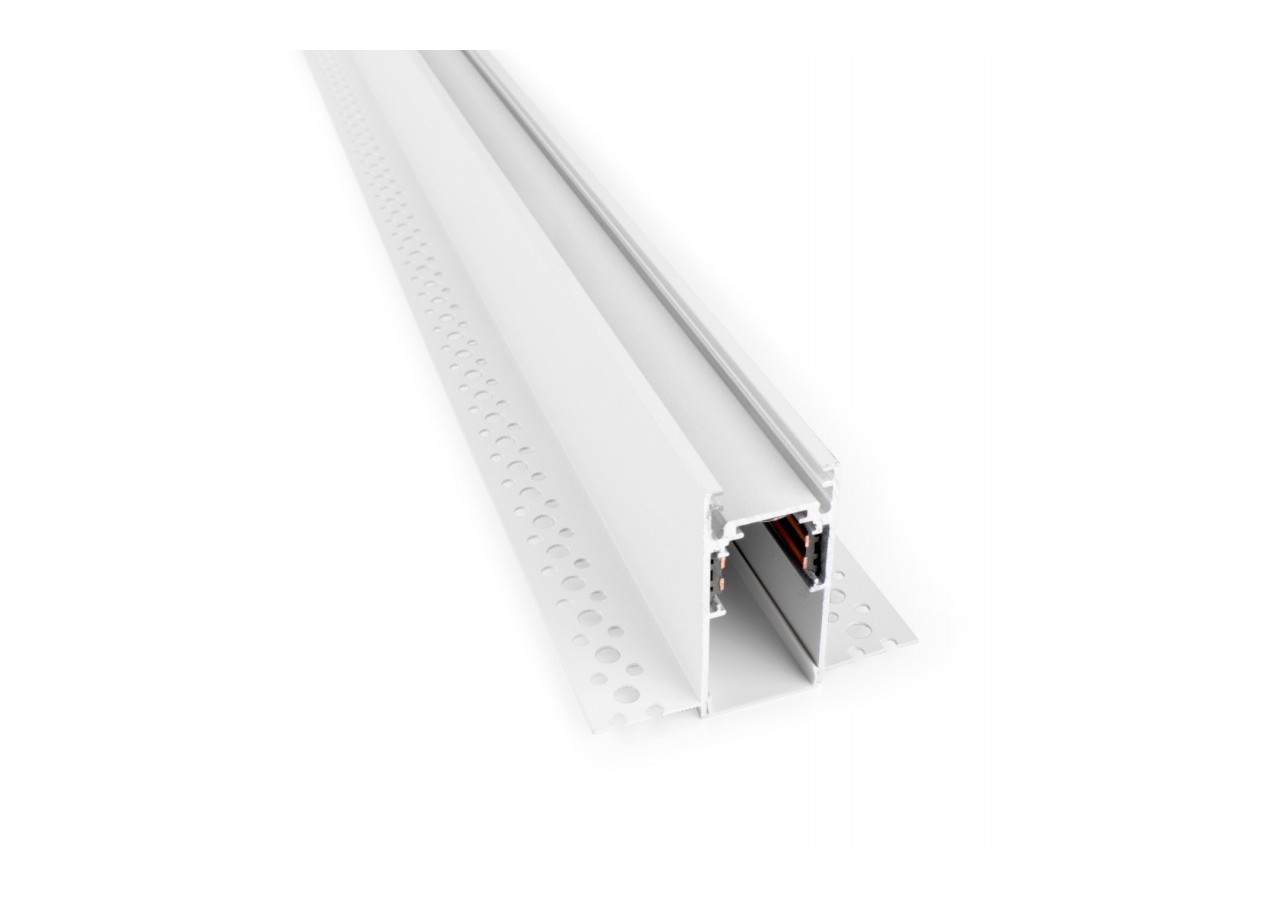 Rail magnétique intégré 20mm 48V-2 mètres - CMI-200-B - Barcelona LED