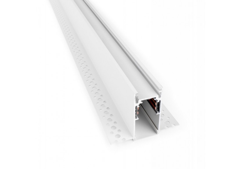 Rail magnétique intégré 20mm 48V-2 mètres - CMI-200-B - Barcelona LED