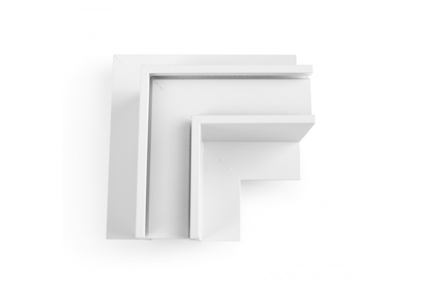 Connecteur en L pour rails magnétiques encastrés 20 mm-Horizontal - CME-90H-B - Barcelona LED