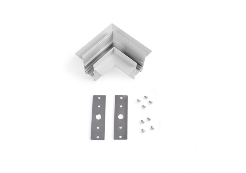 Connecteur en L pour rails magnétiques encastrés 20 mm-Horizontal - CME-90H-B - Barcelona LED