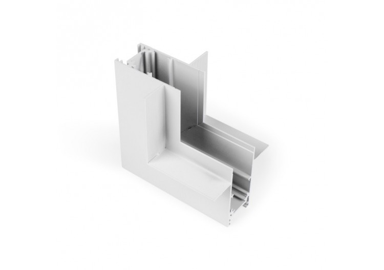 Connecteur en L pour rails magnétiques encastrés 20mm-Vertical - CME-90V-B - Barcelona LED