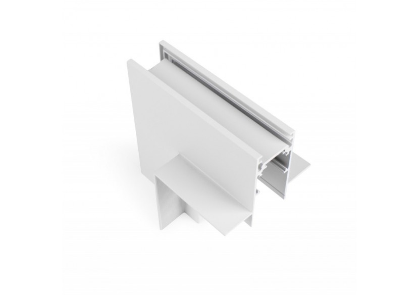 Connecteur en L pour rails magnétiques encastrés 20mm-Vertical - CME-90V-B - Barcelona LED