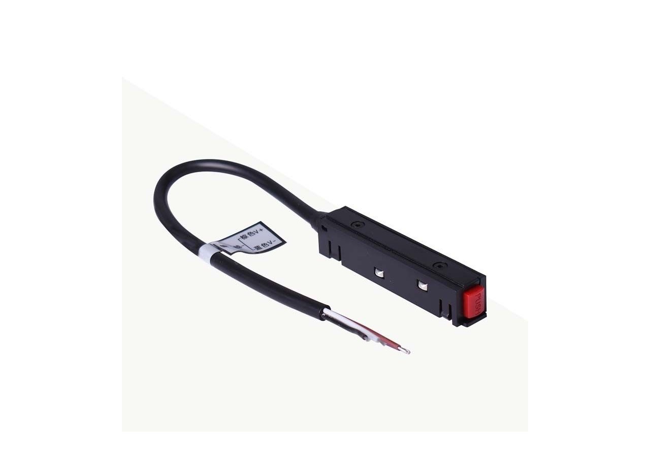 Connecteur d'alimentation avec câble pour rail magnétique-48V - CM-I-N - Barcelona LED