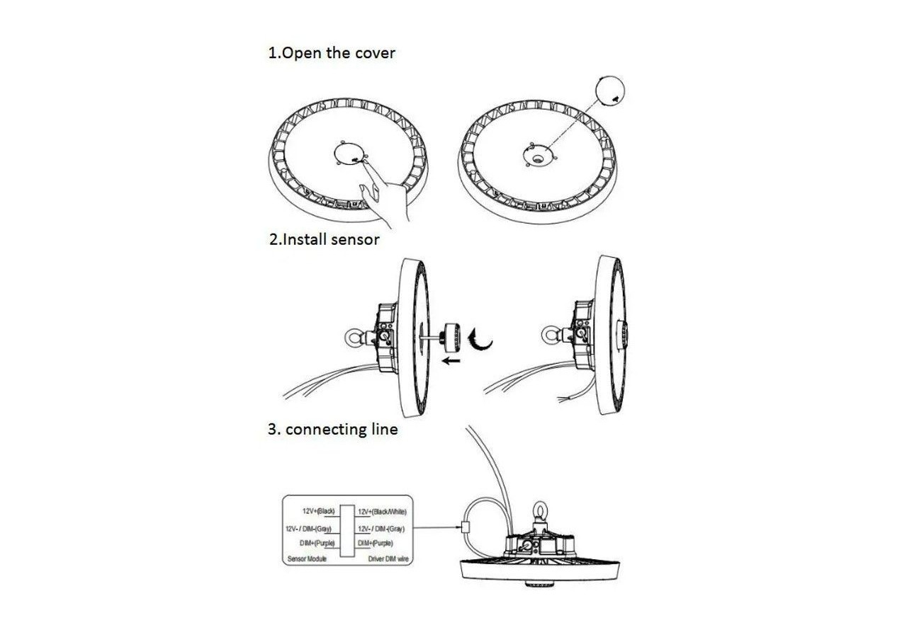 Capteur Dali pour cloches LED B8137 - B8137-DALI - Barcelona LED