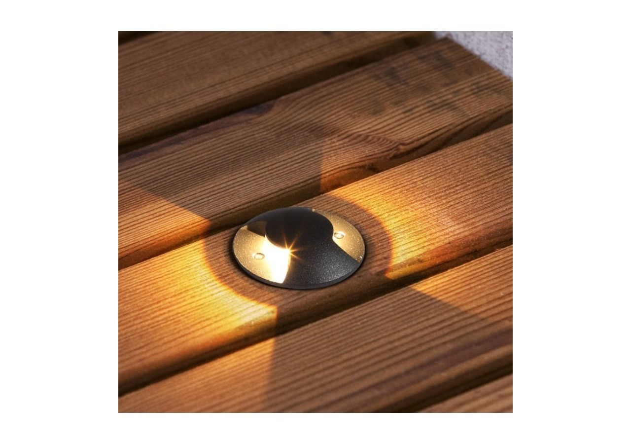 Balise encastrable au sol LED 0,75W 12V DC - BA50018-BC-B - Barcelona LED