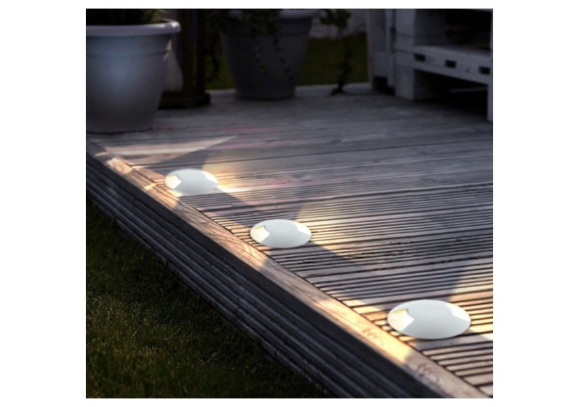 Balise encastrable au sol LED 0,75W 12V DC - BA50018-BC-B - Barcelona LED