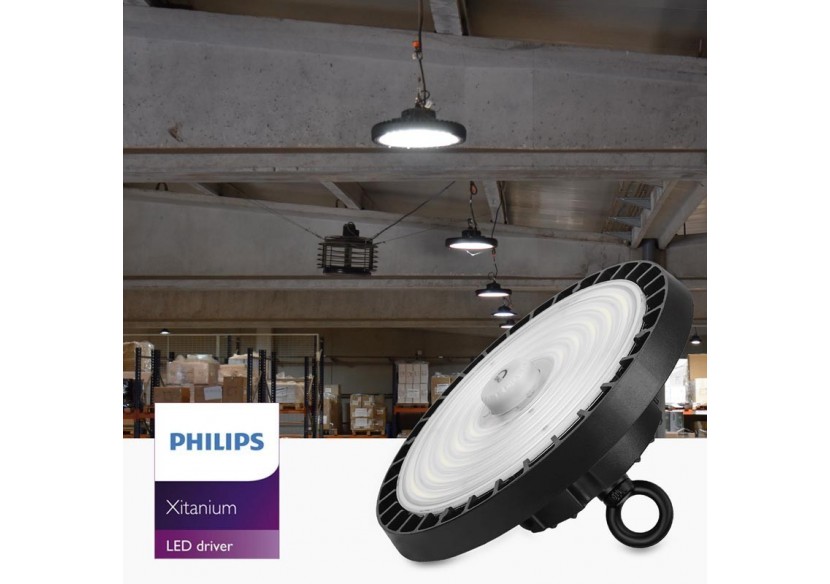 Cloche LED 200W avec driver PHILIPS et DALI IP65 - K8137-200-5K-D - Barcelona LED