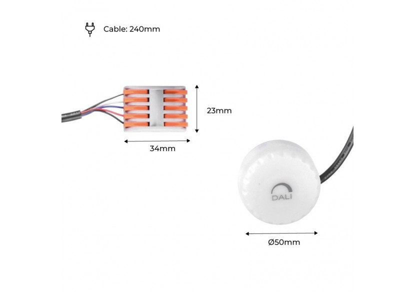Cloche industrielle LED 150W-Graduable DALI-IP65 - K8138-150-4K-D - Barcelona LED