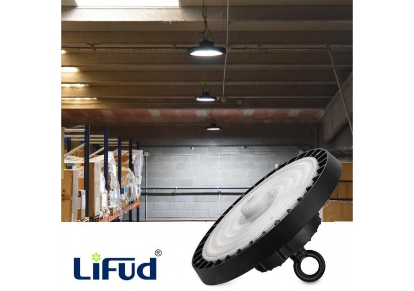 Cloche industrielle LED avec capteur de mouvement 150W-Dimmable-IP65 - K8138-150-4K-S - Barcelona LED