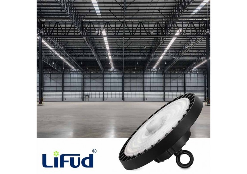 Cloche industrielle LED avec capteur de mouvement 150W-Dimmable-IP65 - K8138-150-4K-S - Barcelona LED