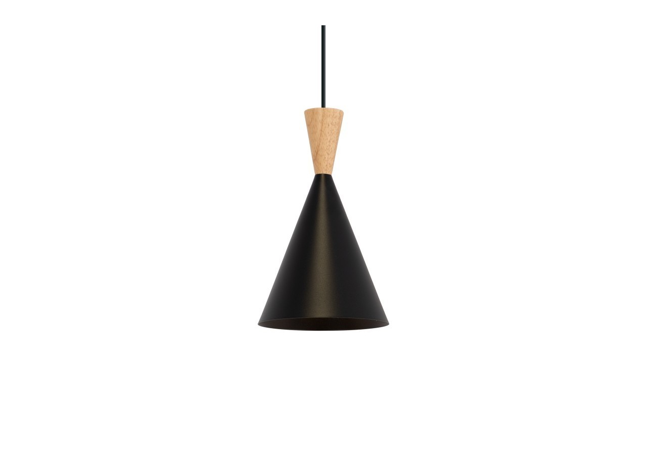 Suspension scandinave en métal et bois avec prise "Lima" - LN3012-EU-N - Barcelona LED