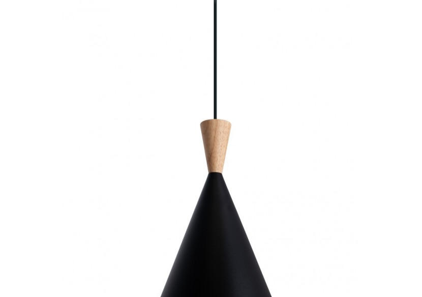 Suspension scandinave en métal et bois avec prise "Lima" - LN3012-EU-N - Barcelona LED