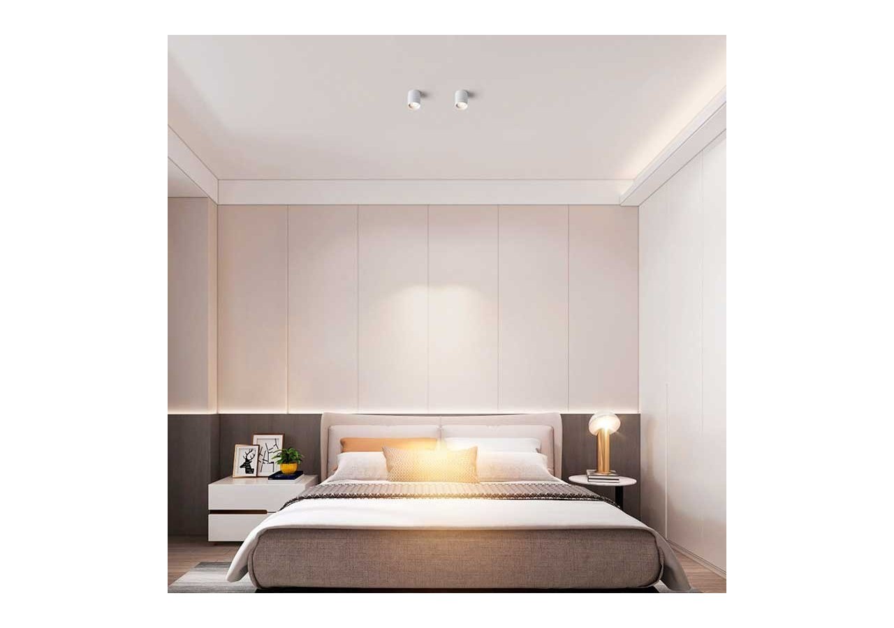 Applique plafond en polycarbonate-GU10 - B988-B - Barcelona LED