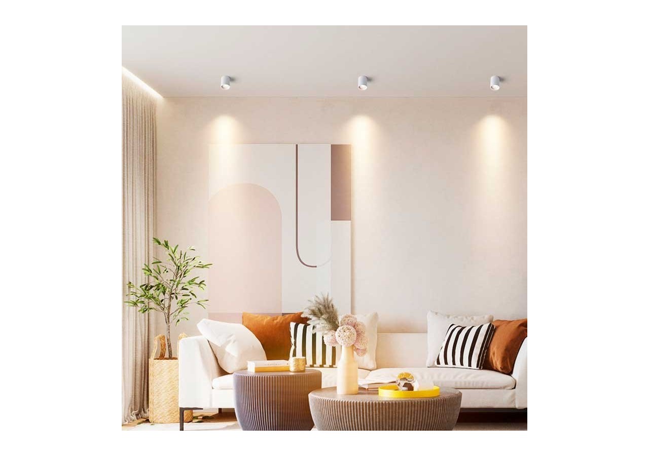 Applique plafond en polycarbonate-GU10 - B988-B - Barcelona LED