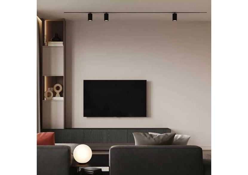 Spot sur rail monophasé avec douille GU10 - B989-N - Barcelona LED