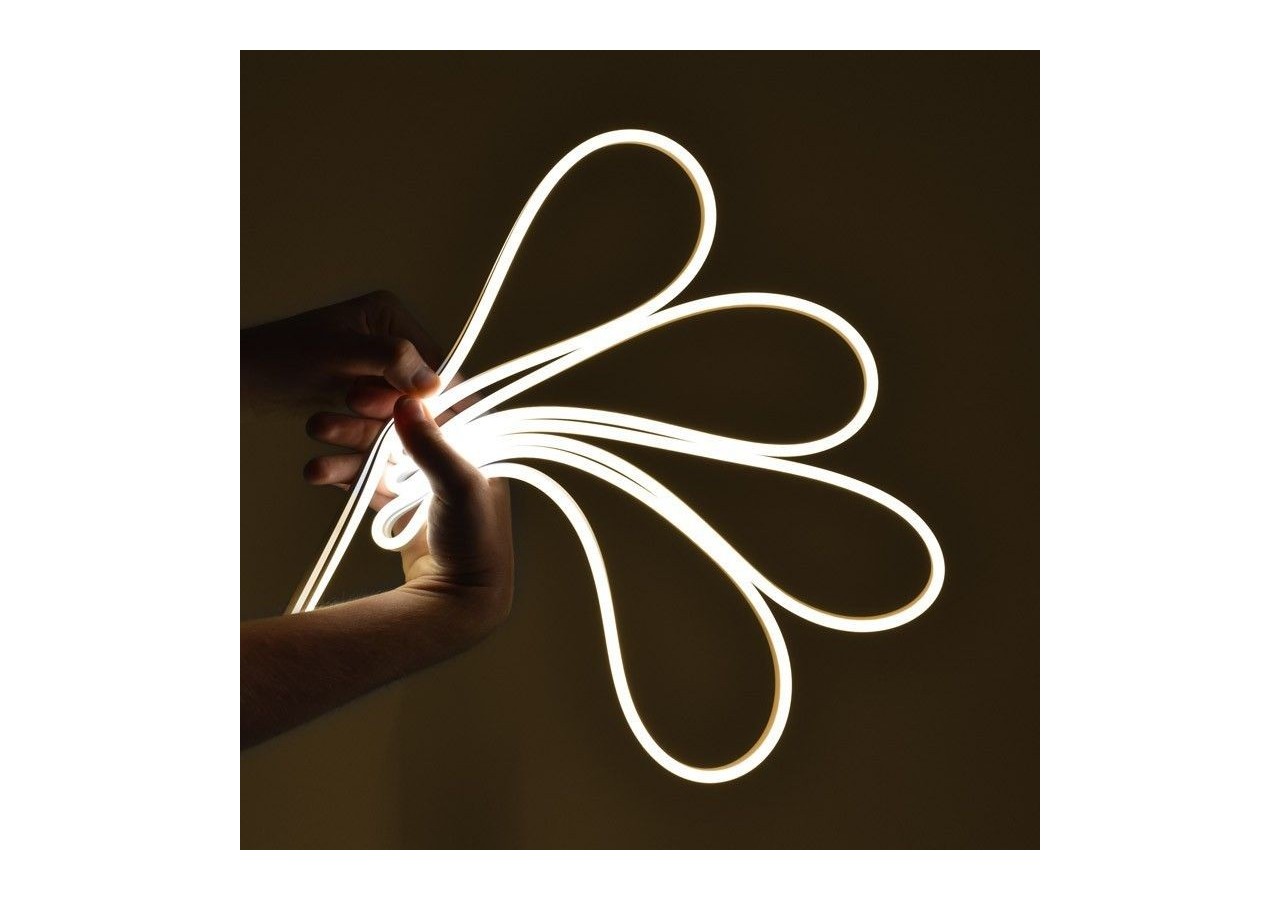 Néon LED flexible 24V DC-6x13mm-5 mètres-Kit complet-11W/m-IP67-À courbure latérale - N613-5M-270 - Barcelona LED