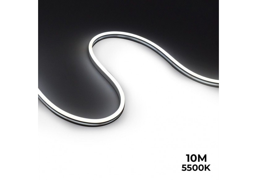 Néon LED flexible 24V DC-10x18mm-10 mètres-Kit complet-11W/m-IP67-À courbure latérale - N1018-10M-BF - Barcelona LED