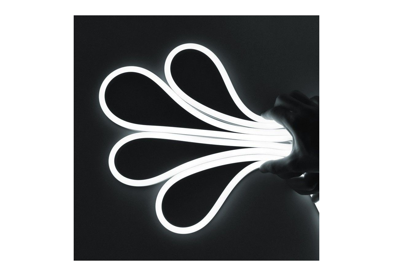 Néon LED flexible 24V DC-10x18mm-10 mètres-Kit complet-11W/m-IP67-À courbure latérale - N1018-10M-BF - Barcelona LED