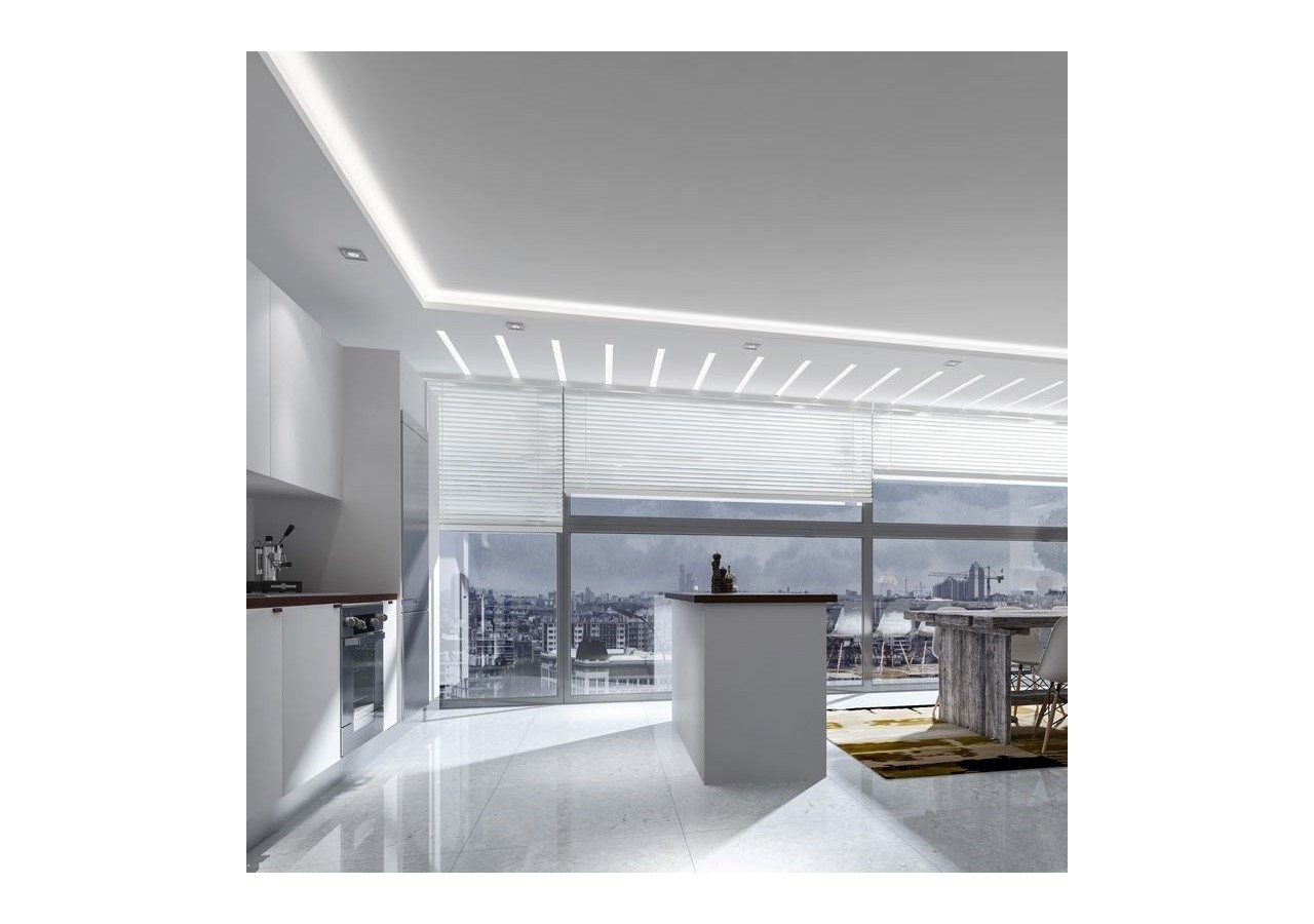 Néon LED flexible 24V DC-10x18mm-10 mètres-Kit complet-11W/m-IP67-À courbure latérale - N1018-10M-BF - Barcelona LED