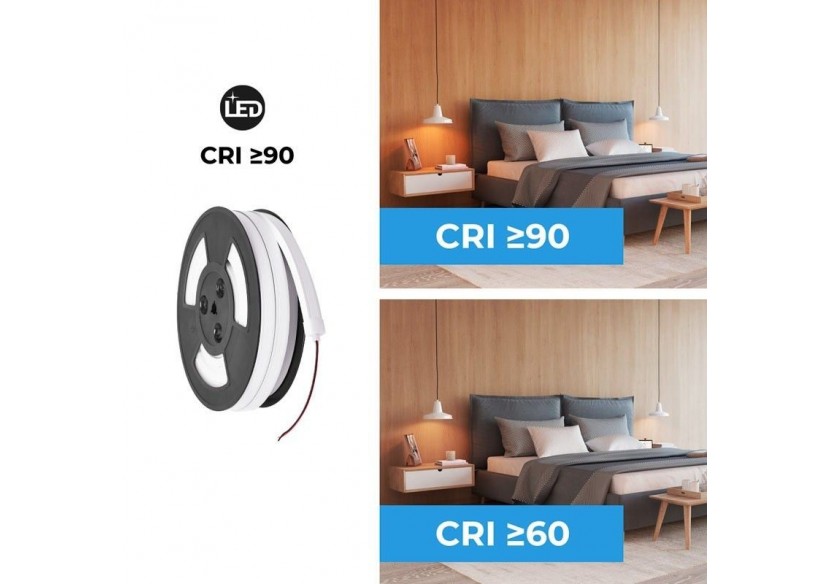 Néon LED flexible 24V DC-10x18mm-10 mètres-Kit complet-11W/m-IP67-À courbure latérale - N1018-10M-BF - Barcelona LED