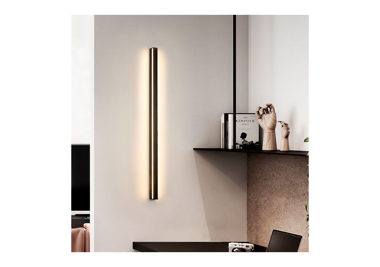 Applique murale linéaire LED intégrée-33W-150cm-IP20 - LN1578-150-N - Barcelona LED