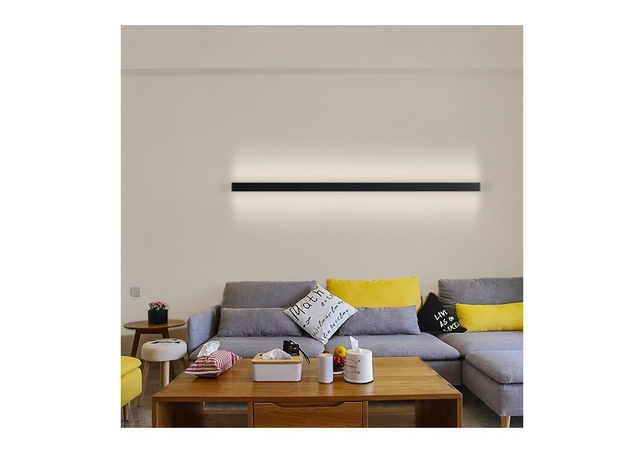Applique murale linéaire LED intégrée-33W-150cm-IP20 - LN1578-150-N - Barcelona LED