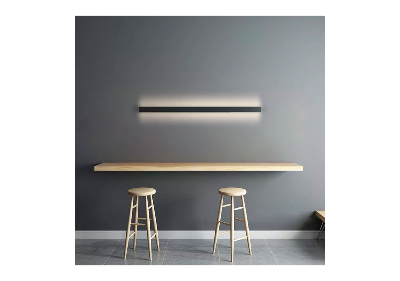 Applique murale linéaire LED intégrée-22W-100cm-IP20 - LN1578-100-N - Barcelona LED