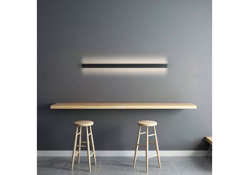 Applique murale linéaire LED intégrée-22W-100cm-IP20 - LN1578-100-N - Barcelona LED