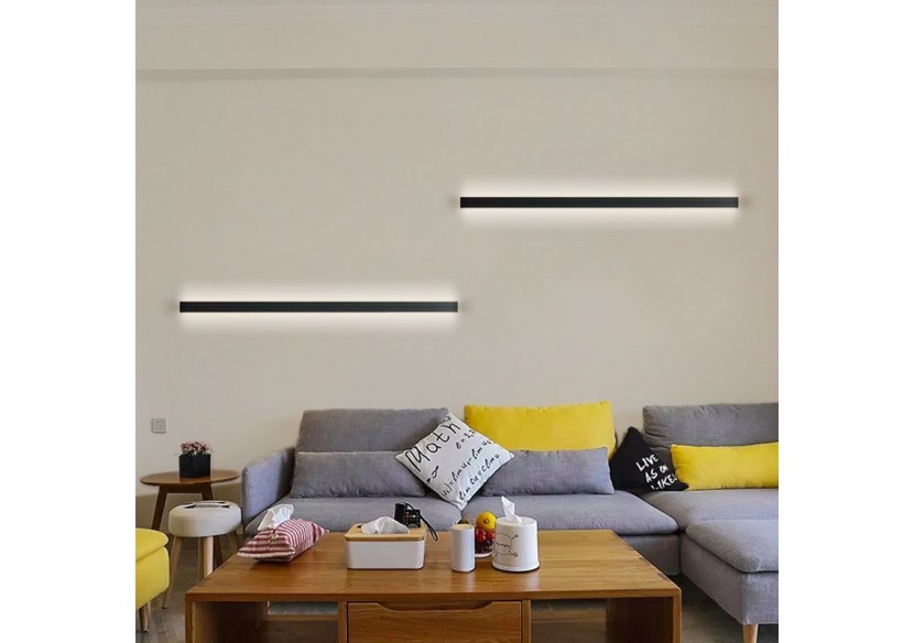 Applique murale linéaire LED intégrée-22W-100cm-IP20 - LN1578-100-N - Barcelona LED
