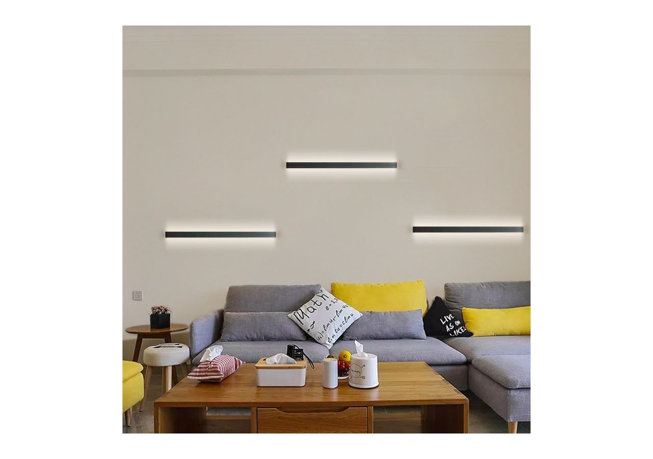 Applique murale linéaire LED intégrée-13W-60cm-IP20 - LN1578-60-N - Barcelona LED