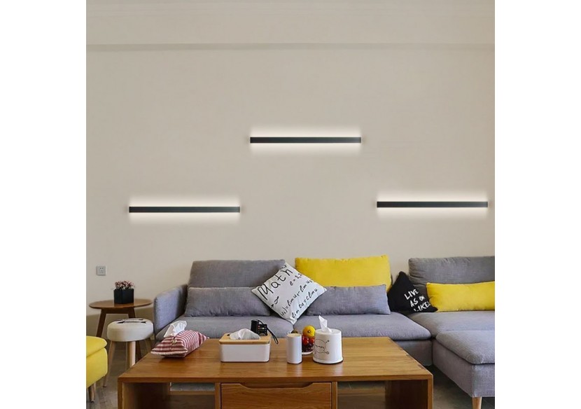 Applique murale linéaire LED intégrée-13W-60cm-IP20 - LN1578-60-N - Barcelona LED