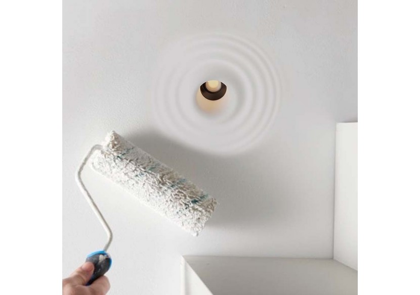 Downlight en plâtre à effet d'ondulations d'eau 200x200mm-GU10 - B278-M - Barcelona LED