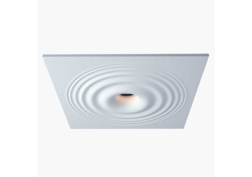 Downlight en plâtre à effet d'ondulations d'eau 300x300mm-GU10 - B278-L - Barcelona LED