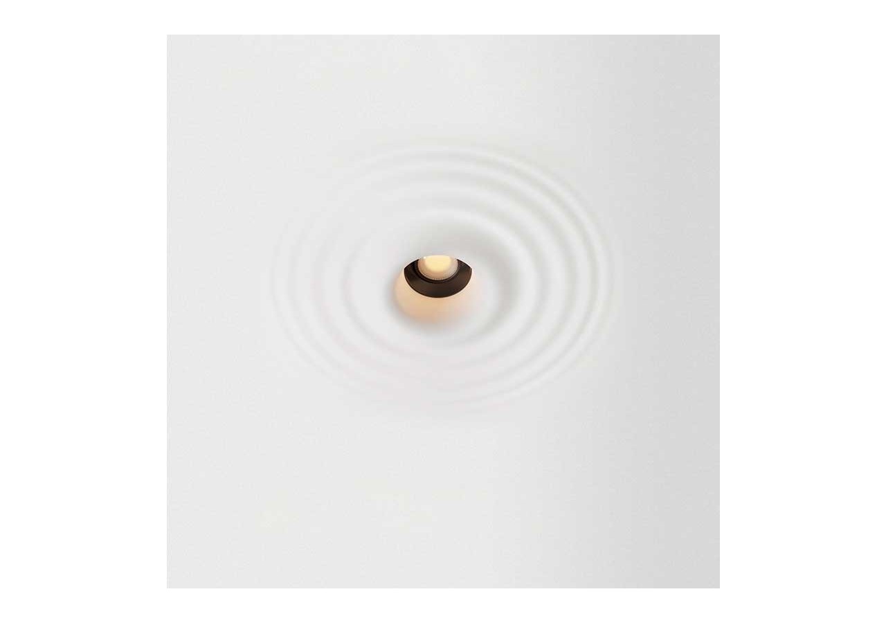 Downlight en plâtre à effet d'ondulations d'eau 300x300mm-GU10 - B278-L - Barcelona LED