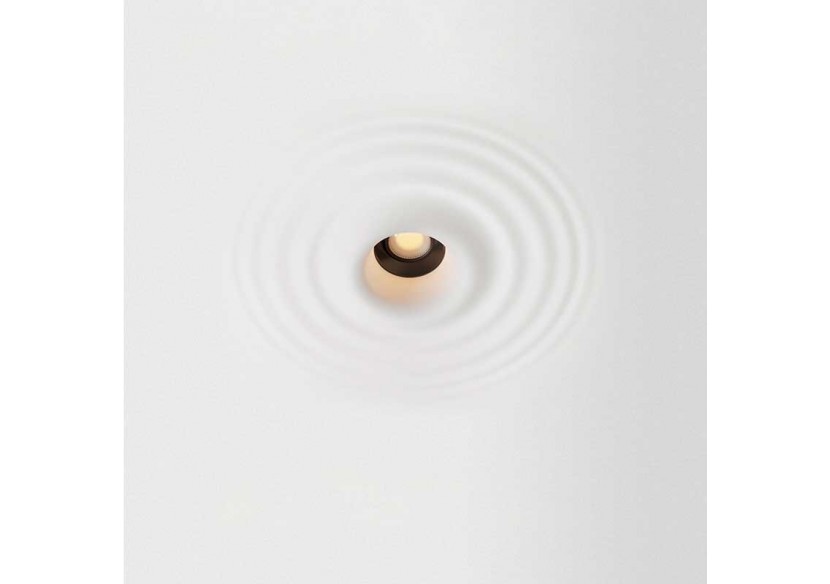 Downlight en plâtre à effet d'ondulations d'eau 300x300mm-GU10 - B278-L - Barcelona LED