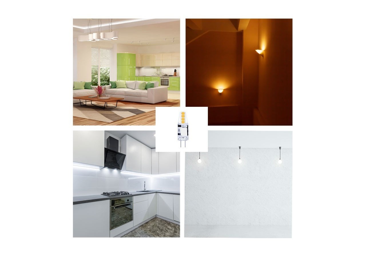 Ampoule LED G4 2W bi-pin silicone 12V AC/DC - B1345-BN - Barcelona LED